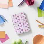 ジャコビーン花柄ピンクオンホワイト iPad MINIカバー<br><div class="desc">白い背景に対照的なピンのジャコビーンスタイルフローラ表面パターンデザイン。</div>