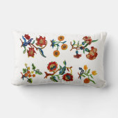 ジャコフェイクビーン刺繍枕 ランバークッション (裏面)