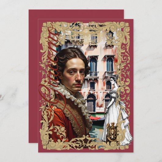 ジャコモ 招待状 (正面/裏面)