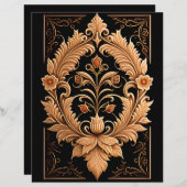 ジャコ華美ビーンウッドカットスクラップブック紙 (正面/裏面)