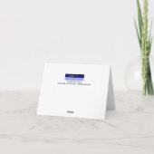 ジャザック・アラ・カール・イスラム教 サンキューカード (裏面)