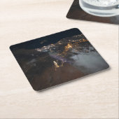 ジャザンとその郊外のシティライト スクエアペーパーコースター (アングル)