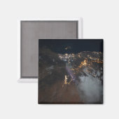 ジャザンとその郊外のシティライト マグネット (正面/裏面)