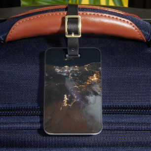 ジャザンとその郊外のシティライト ラゲッジタグ