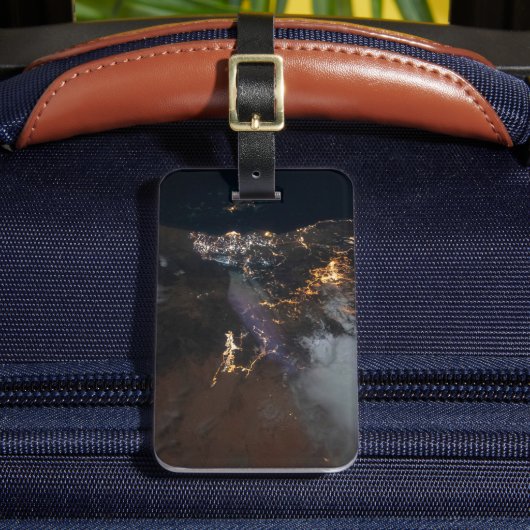 ジャザンとその郊外のシティライト ラゲッジタグ (正面インサイチュ2)