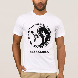 ジャザンビア陰陽メンズTシャツ Tシャツ