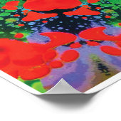 ジャジーキネティックコラージュ万華鏡のように千変万化するパターンポスター ポスター (角)