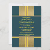 ジャジークール金ゴールド招待状 招待状 (正面)