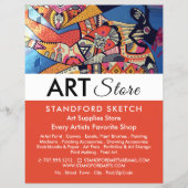 ジャジーグラフィティアートアートアートサプライ・ストア チラシ (正面)