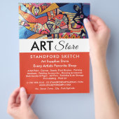 ジャジーグラフィティアートアートアートサプライ・ストア チラシ (手)