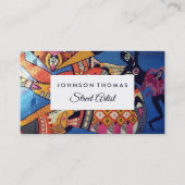 ジャジーグラフィティアート，プロフェッショナルアーティスト 名刺 (正面)