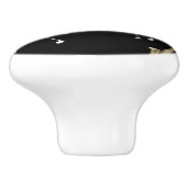 ジャジーサクソフォン&ミュージカルノート セラミックノブ (側面)