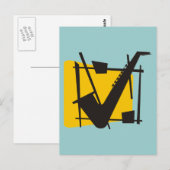 ジャジーサックス ポストカード (正面/裏面)