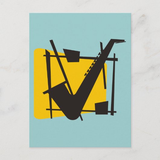 ジャジーサックス ポストカード (正面)