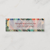 ジャジージオメトリックエレガントクラシックボホジオメトリック スキニー名刺 (裏面)