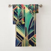 ジャジージオメトリックエレガントクラシックボホジオメトリック バスタオルセット (インサイチュ)