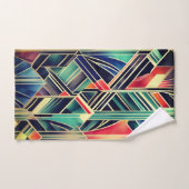 ジャジージオメトリックエレガントクラシックボホジオメトリック バスタオルセット (ハンドタオル)