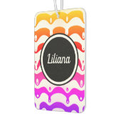 ジャジートロピカルドリッサイケデリックティングストライプ カーエアーフレッシュナー (左)