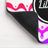 ジャジートロピカルドリッサイケデリックティングストライプ マウスパッド (コーナー)