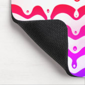 ジャジートロピカルドリッサイケデリックティングストライプ マウスパッド (コーナー)