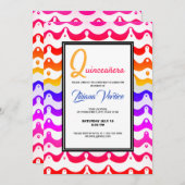 ジャジートロピッサイケデリッククウェーストライプブ 招待状 (正面/裏面)