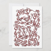 ジャジーペパーミントマルティーニ 招待状 (裏面)