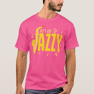 ジャジーミュージッククラシカル楽器ジャズムー Tシャツ
