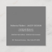 ジャジー子猫インファーコート スクエア名刺 (裏面)