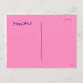 ジャジー子猫 – ハッピー2025 シーズンポストカード (裏面)