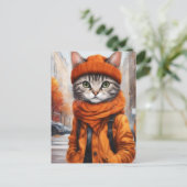 ジャジー子猫- 10月ビベス シーズンポストカード (スタンド正面)