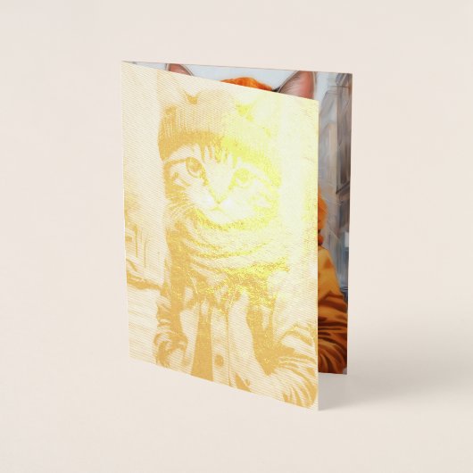 ジャジー子猫- 10月ビベス 箔カード (正面)