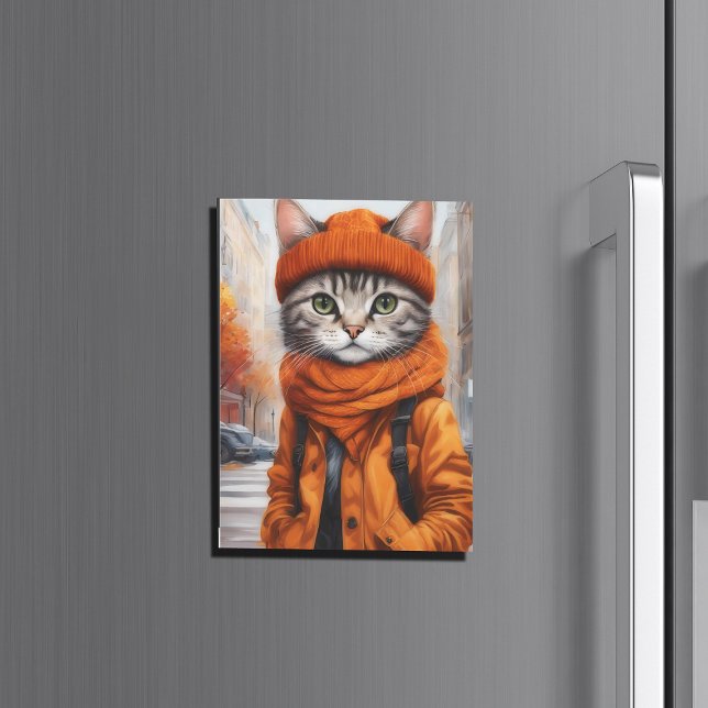 ジャジー子猫- October Vibes磁気カード (クリエイターアップロード済み)