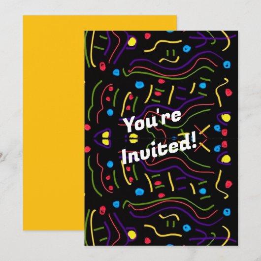 ジャジー招待状 招待状 (正面/裏面)