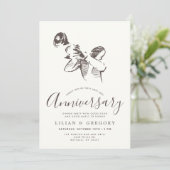 ジャジー記念日|ジャズミュージックをテーマにしたパーティー 招待状 (スタンド正面)