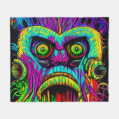 ジャジー フリースブランケット (正面(横))