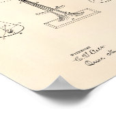 ジャスはかりで測ス1885パテントアート – オールドペッパー ポスター (角)