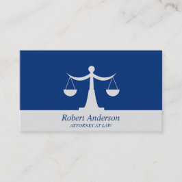 ジャスエレガントスはかりで測・ブルー 名刺