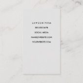 ジャスティスはかりで測ブラック大理石法 予約カード (裏面)