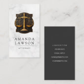 ジャスティスはかりで測ロゴ | 法律 予約カード (正面/裏面)