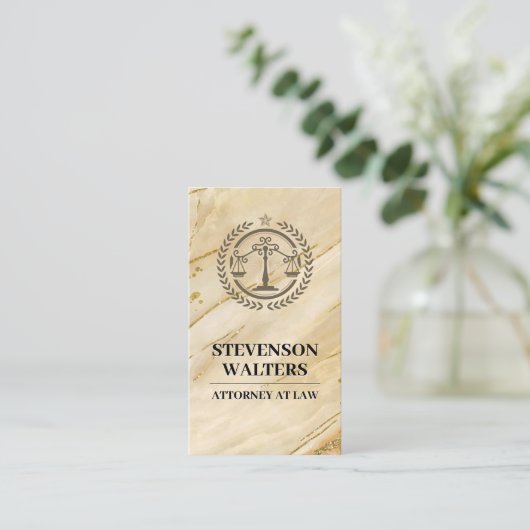 ジャスティスはかりで測 |大理石金ゴールド 予約カード (スタンド正面)