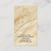 ジャスティスはかりで測 |大理石金ゴールド 予約カード (裏面)