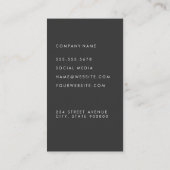 ジャスティスはかりで測 | 弁護士法のロゴ 名刺 (裏面)