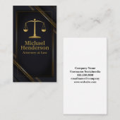 ジャスティスはかりで測 | 弁護士 予約カード (正面/裏面)