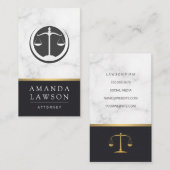 ジャスティスはかりで測 | 弁護士 | 法律アポイントメントカード 予約カード (正面/裏面)