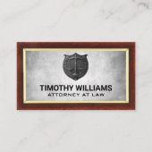 ジャスティスはかりで測 | 法律に刻印されたプラークのロゴ 名刺 (正面)