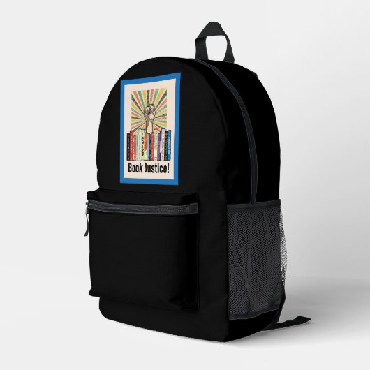 ジャスティスを予約！ プリントバックパック (裏面右端)