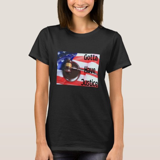 ジャスティスゲベルNr 6を持つ Tシャツ (正面)