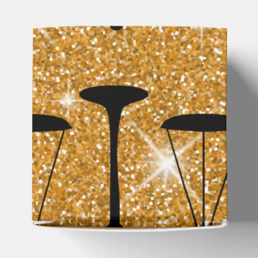 ジャスティスシンボルバランスはかりで測ゴールデングリッター フェイバーボックス (上部)