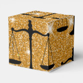 ジャスティスシンボルバランスはかりで測ゴールデングリッター フェイバーボックス (裏面サイド)