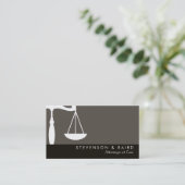 ジャスティススケール弁護士名刺 名刺 (スタンド正面)